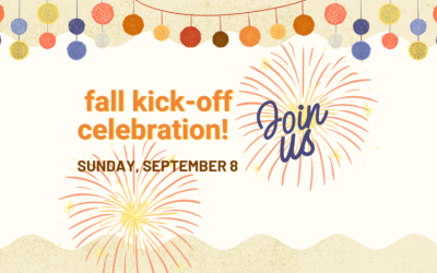 Fall Kick-Off Celebration, September 8